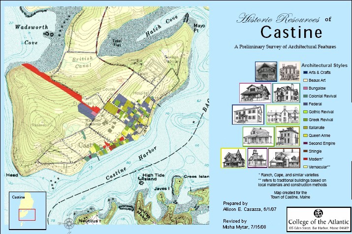 Castine Historic Architecture prepared by Allison Casazza