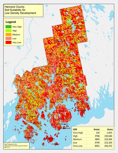 Suitability for Low Density Development